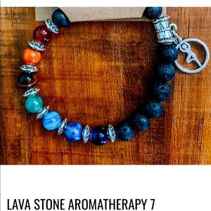 Seven chakra bracelets and keychains